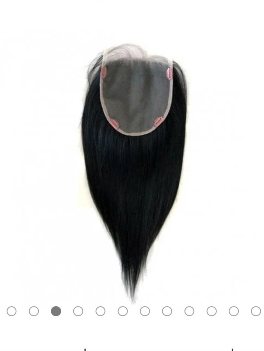 New UNIWIGS 16" Topper 100% Hand Tied Lace - Picture 8 of 9